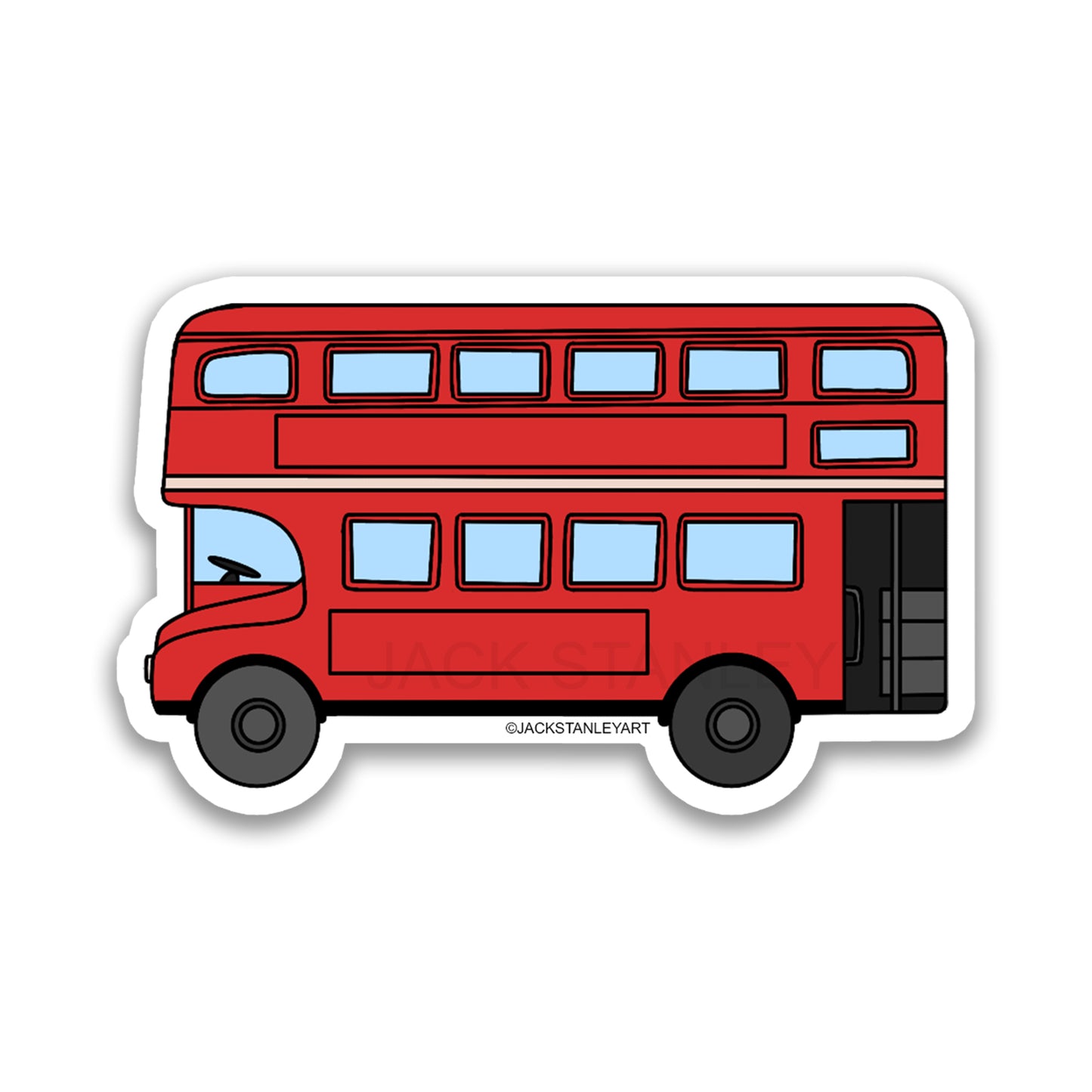 London Bus - Vinyl Sticker