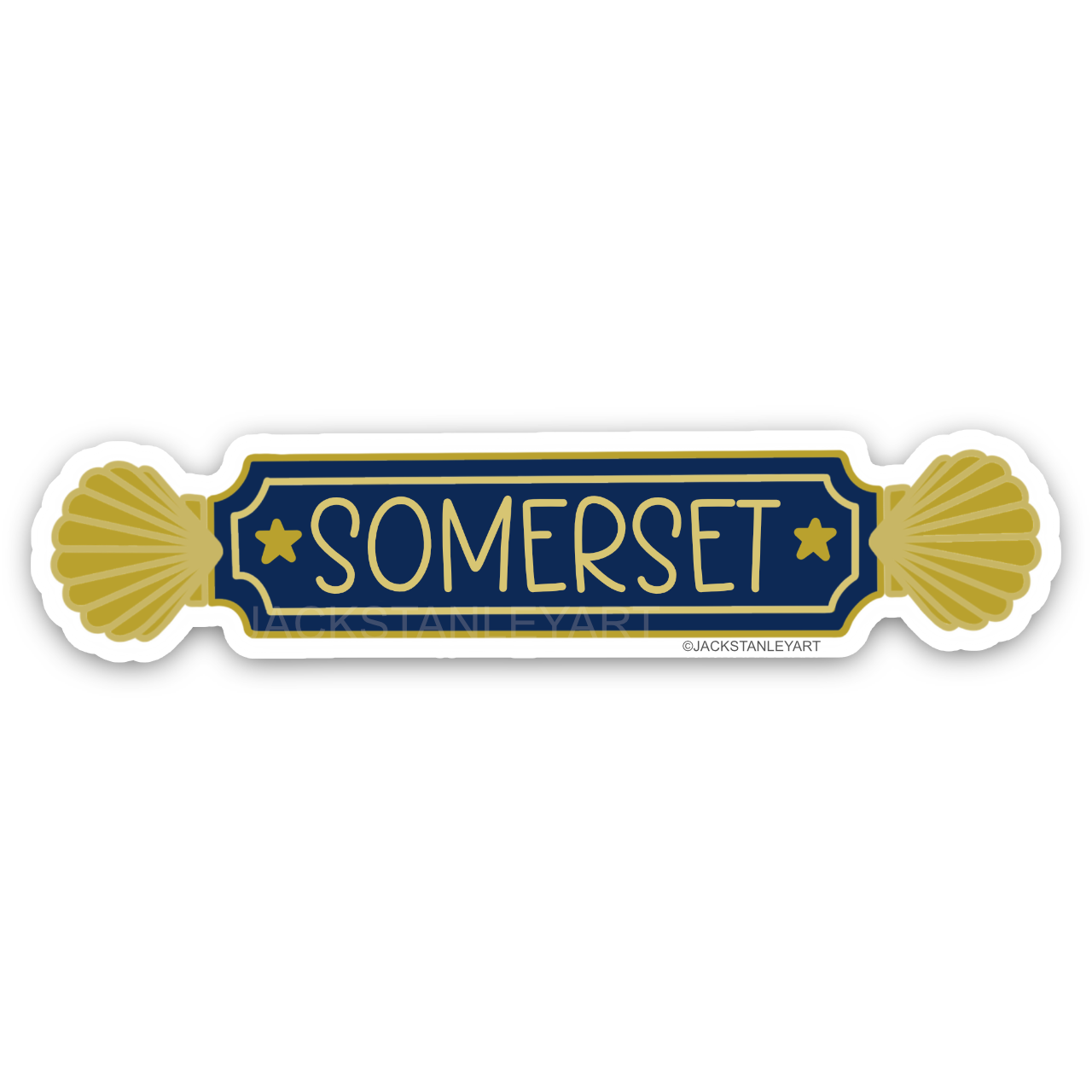 Pick a Place Name - Quarterboard - Vinyl Sticker