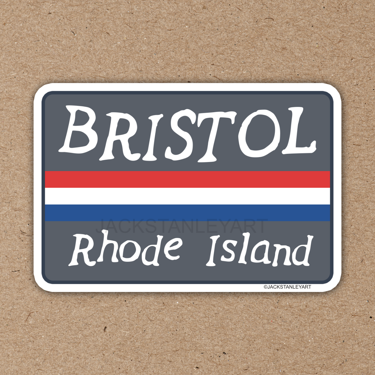 Bristol "Road" Island - Vinyl Sticker