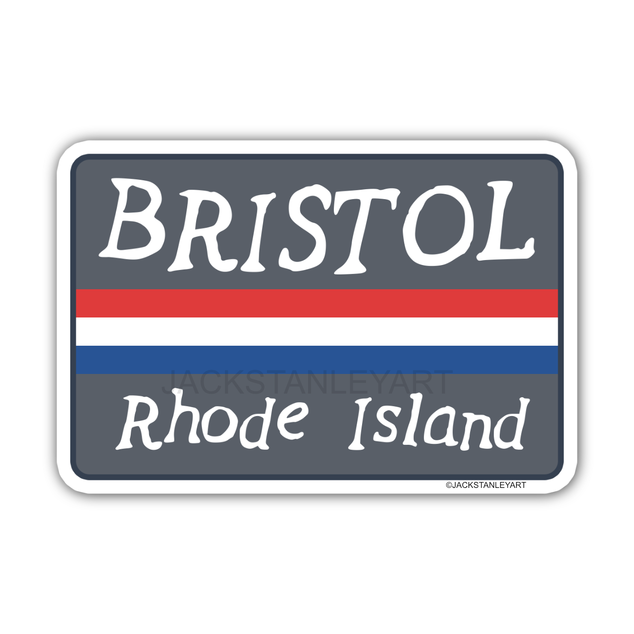Bristol "Road" Island - Vinyl Sticker