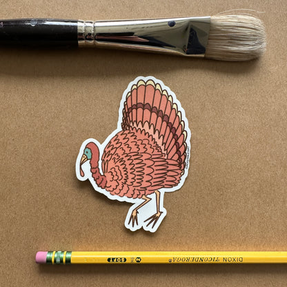 Thanksgiving Turkey - Vinyl Sticker
