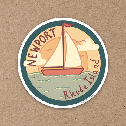 Out Sailing - Vinyl Sticker
