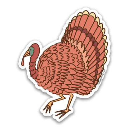 Thanksgiving Turkey - Vinyl Sticker