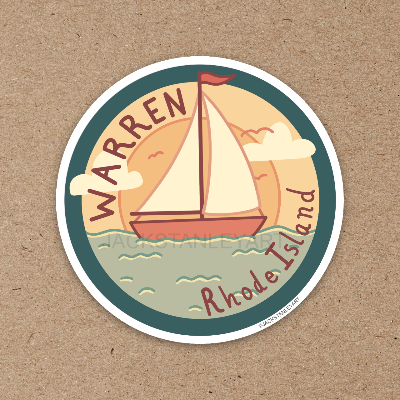 Out Sailing - Vinyl Sticker