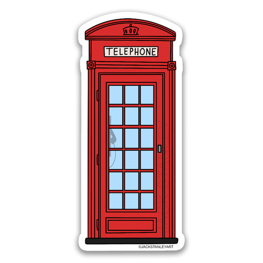 London Phone Booth - Vinyl Sticker